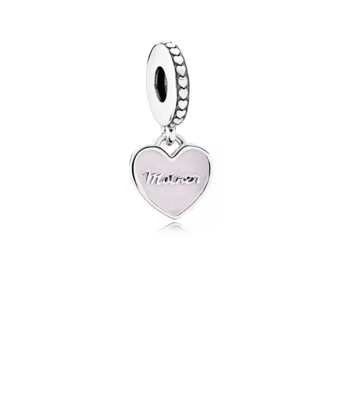 Charm colgante en plata de ley Corazones Madre e Hija
REF. 792072EN40