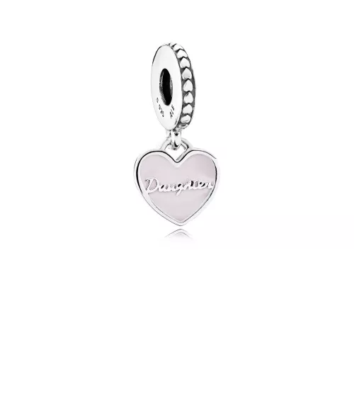 Charm colgante en plata de ley Corazones Madre e Hija
REF. 792072EN40