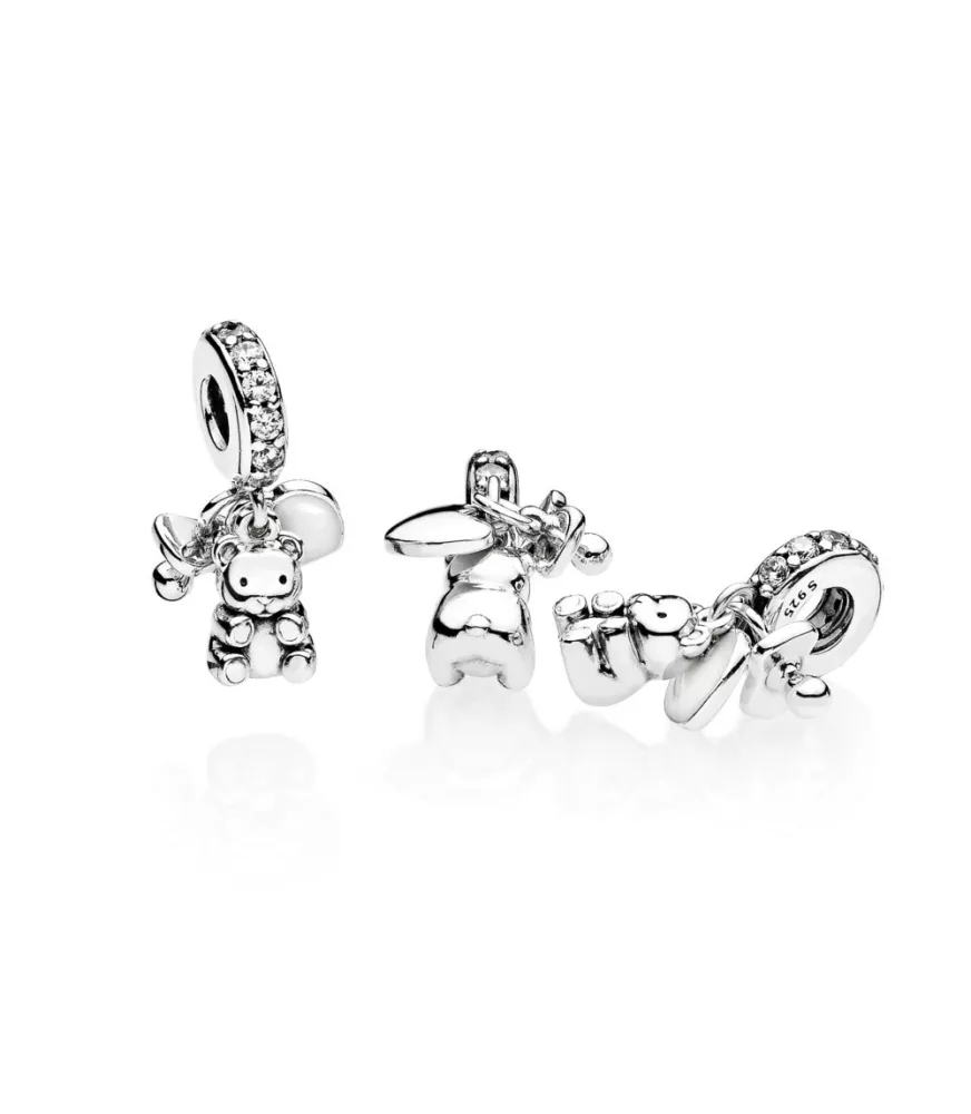 Charm colgante en plata de ley Tesoros de Bebé
REF. 792100CZ