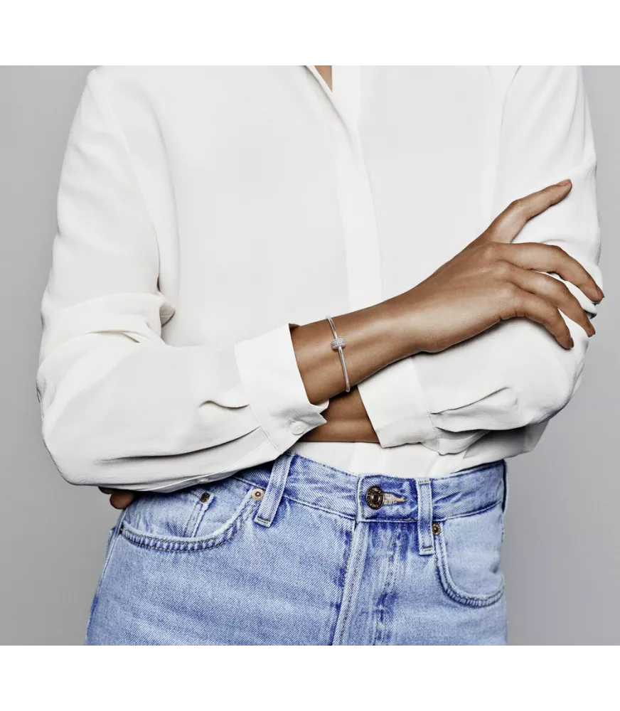 Clip en plata de ley Cuentas Brillantes
REF. 797520CZ