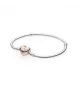 Pulsera Moments Pandora Rose con cierre Corazón para charms
REF. 580719