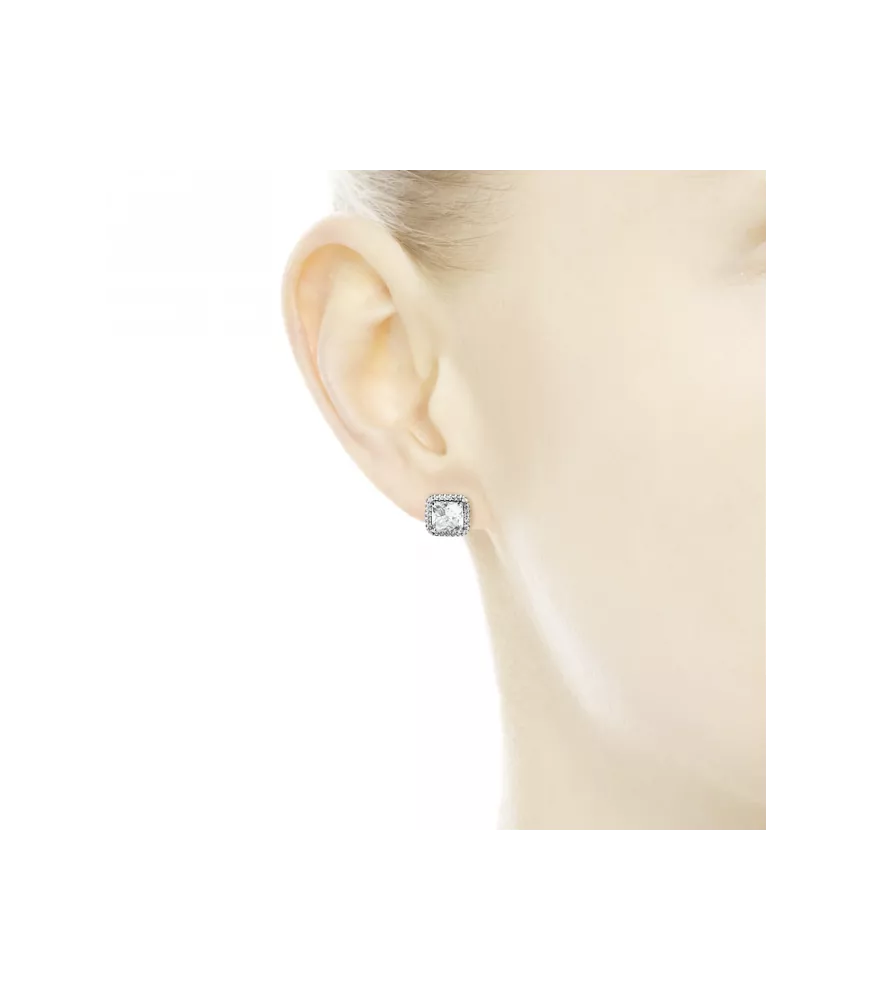 Pendientes en plata de ley Elegancia Atemporal
REF. 290591CZ