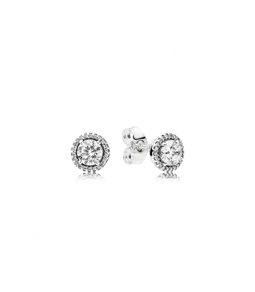 Pendientes en plata de ley Elegancia ClásicaREF. 296272CZ