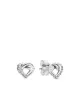 Pendientes de botón Corazones Anudados en plata d ley REF. 298019CZ
