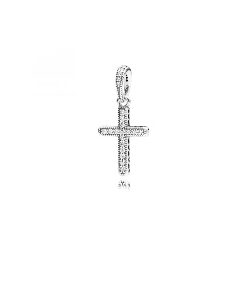 Colgante en plata de ley Cruz REF. 397571CZ