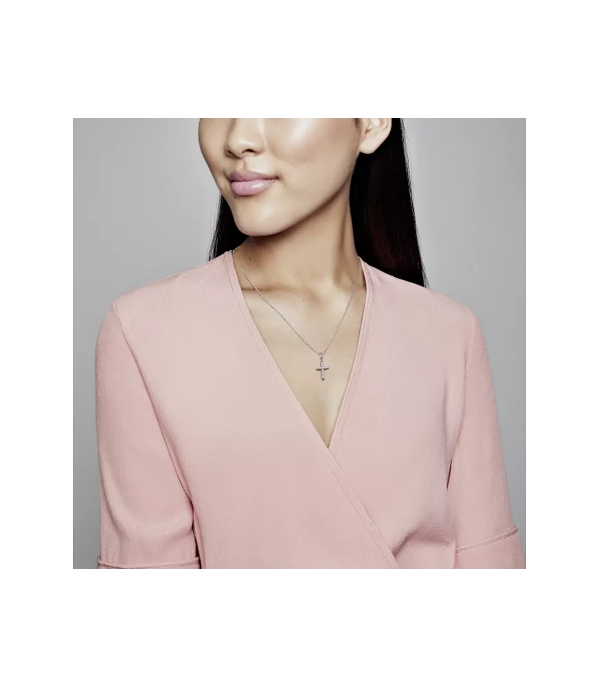 Colgante en plata de ley Cruz REF. 397571CZ