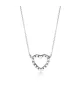 Collar corazón amado de plata de primera ley REF. 590534CZ