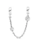 Cadena de seguridad en plata de ley Margaritas REF. 798764C01-05