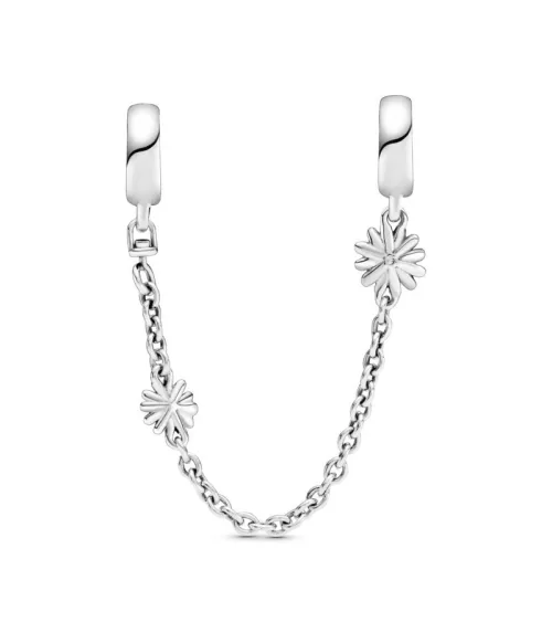 Cadena de seguridad en plata de ley Margaritas REF. 798764C01-05