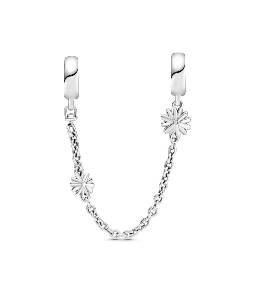 Cadena de seguridad en plata de ley Margaritas REF. 798764C01-05