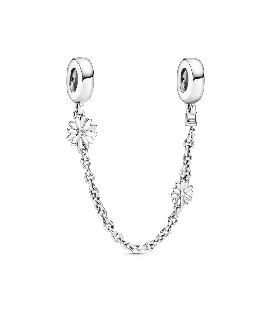 Cadena de seguridad en plata de ley Margaritas REF. 798764C01-05