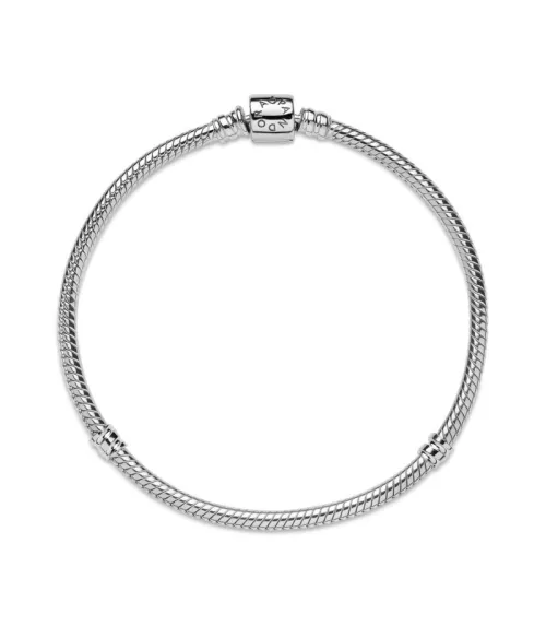 Pulsera Moments en plata de ley con cierre de barril para charms REF. 598816C00