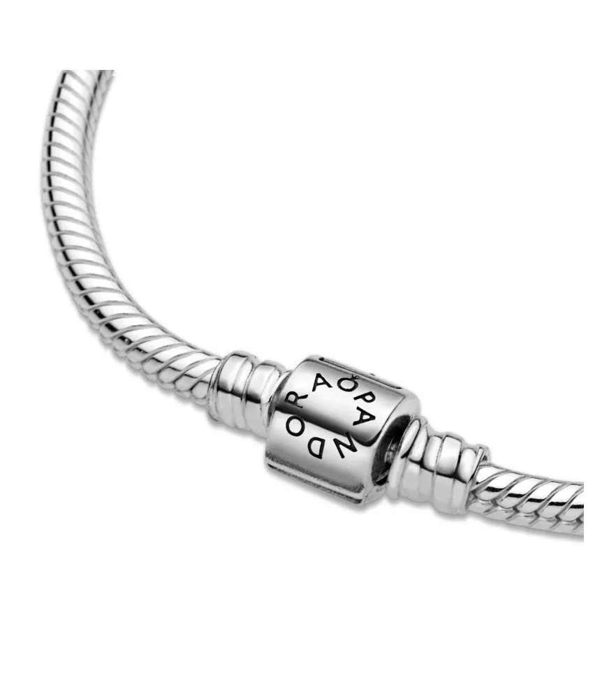 Pulsera Moments en plata de ley con cierre de barril para charms REF. 598816C00