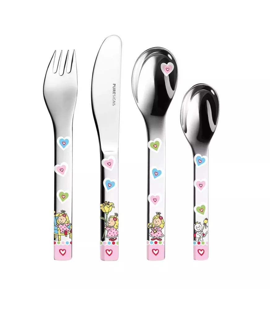 Cubiertos de acero "Princesa"