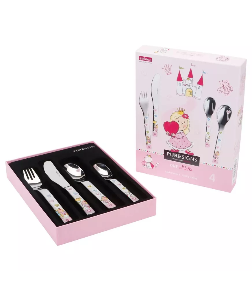 Cubiertos de acero "Princesa"