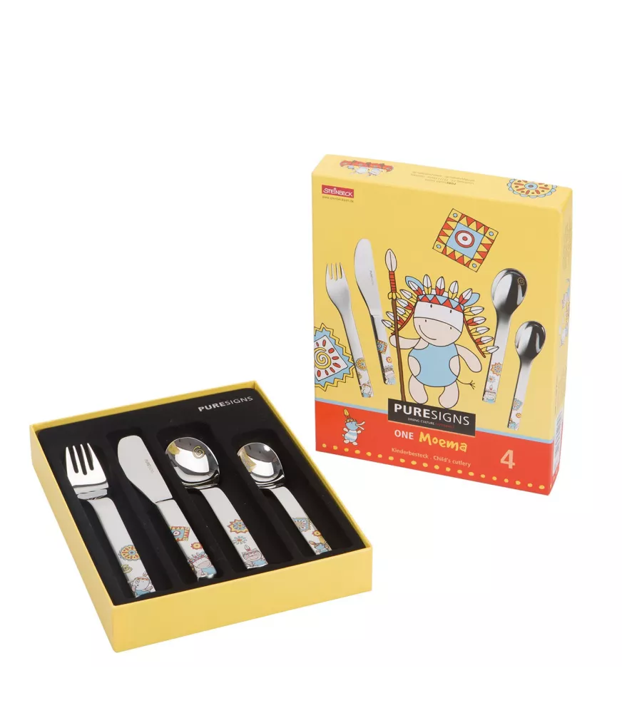 CUBIERTOS DE ACERO "INDIO"