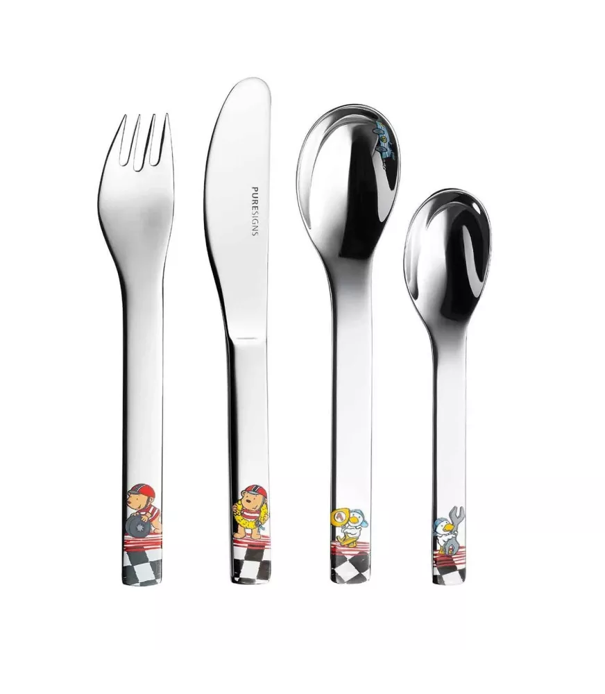 CUBIERTOS DE ACERO "CORREDOR"