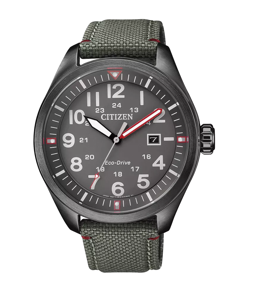 Eco-drive B612, cronógrafo 60 minutos y taquimetro interno.