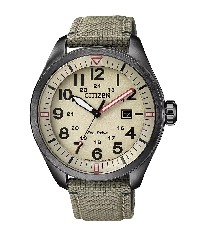 Eco-drive B612, cronógrafo 60 minutos y taquimetro interno.