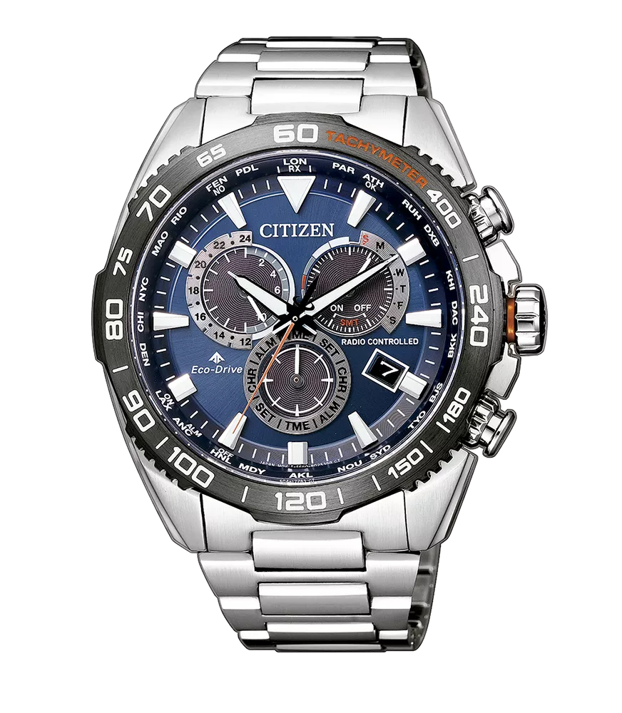 Eco Drive radiocontrolado E660 con reserva de carga de 10 meses.