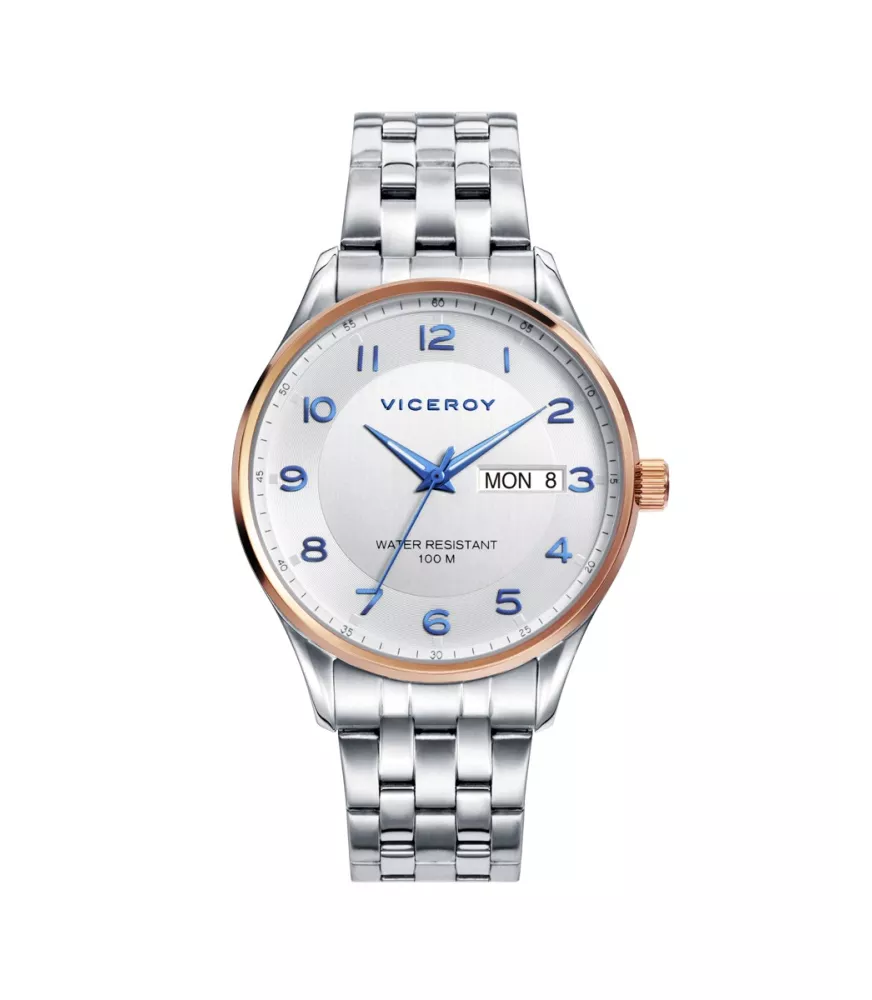 Reloj Viceroy hombre, cuarzo, analógico y 3 agujas . 