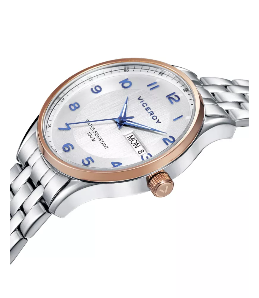 Reloj Viceroy hombre, cuarzo, analógico y 3 agujas . 
