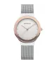 RELOJ MUJER  BERING PLATEADO Y ROSADO CLÁSICO 12934-060
