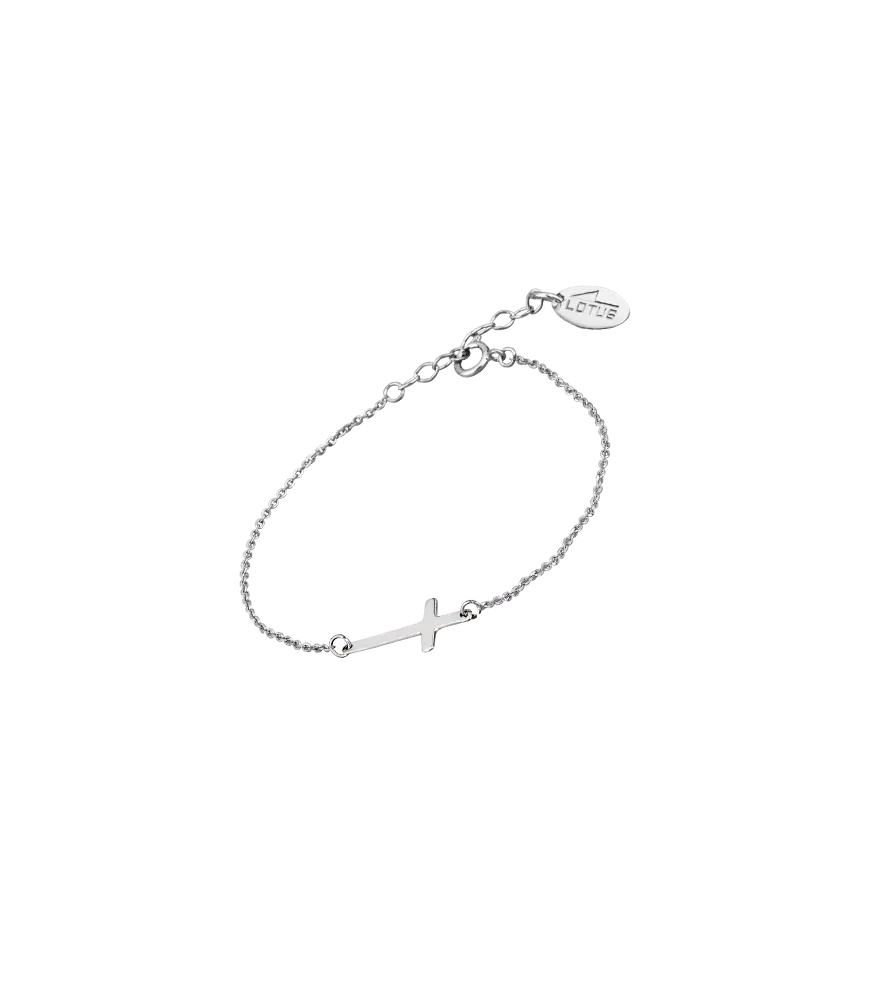 PULSERA LOTUS SILVER CRUZ LP1223-2/2