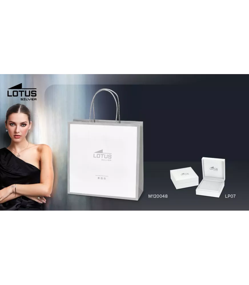 PENDIENTES LOTUS SILVER CRUZ LP1243-4/1