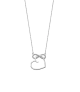 COLLAR LOTUS SILVER INFINITO CON CORAZÓN LP1819-1/1
