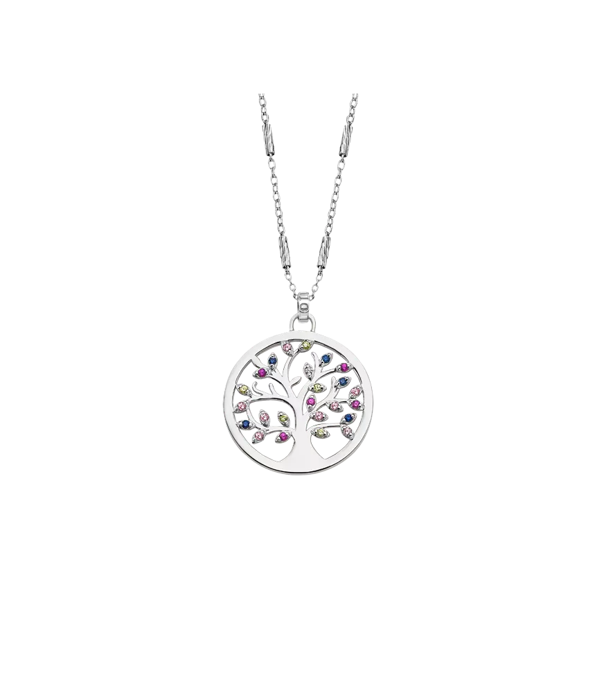 COLLAR LOTUS ÁRBOL DE LA VIDA MULTICOLOR LP1890-1/1