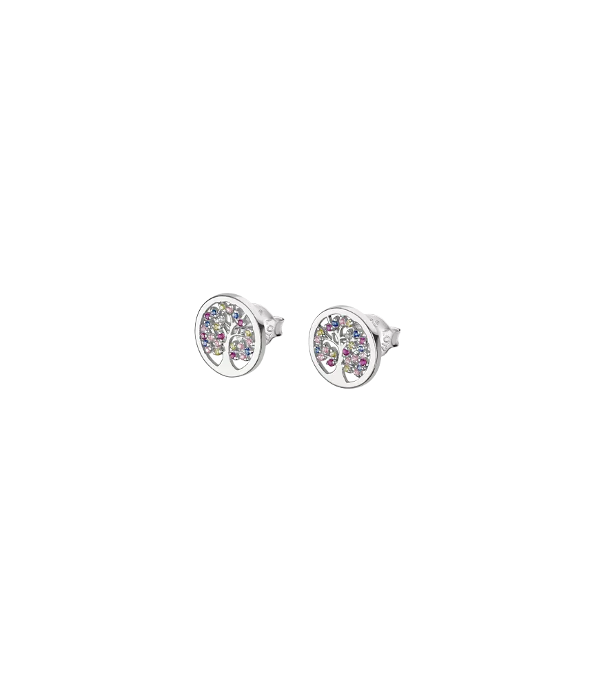 PENDIENTES LOTUS ÁRBOL DE LA VIDA MULTICOLOR LP1890-4/1