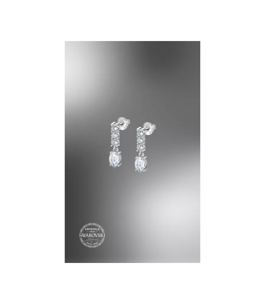 PENDIENTES LOTUS SILVER SWAROVSKY LP2011-4/1
