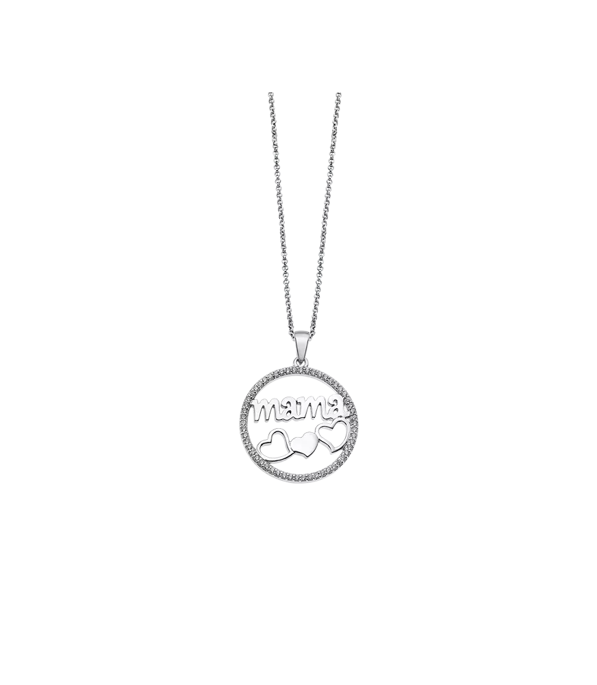 COLLAR LOTUS SILVER MAMÁ LP1809-1/1