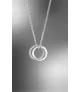 COLLAR LOTUS SILVER MOMENTS AROS ENTRELAZADOS DE PLATA, MUJER  LP1990-1/1 