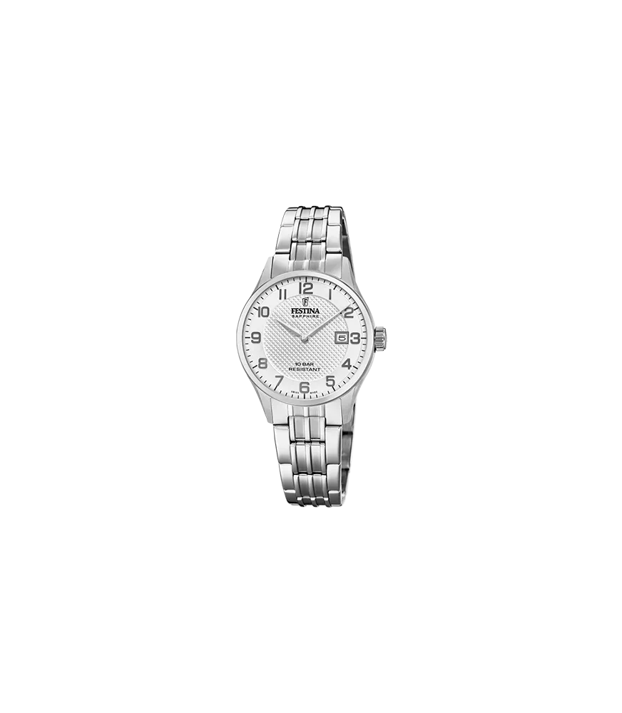Reloj Festina Swiss Made, f20006/1 cristal zafiro