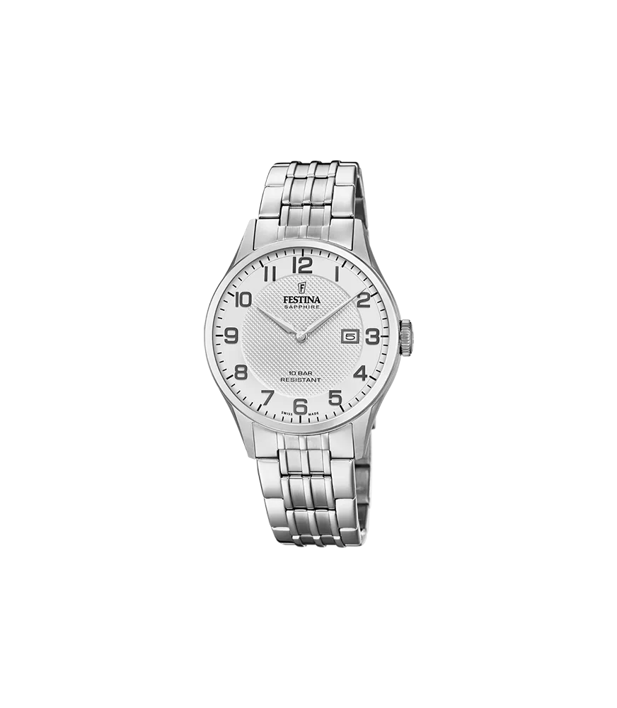 Reloj Festina Swiss Made, f20005/1 cristal zafiro