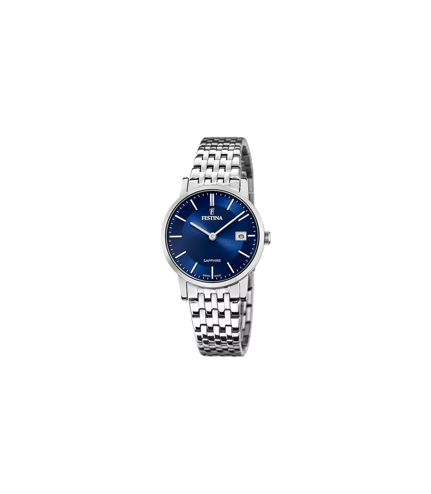 Reloj Festina Swiss Made, F20019/2 cristal zafiro