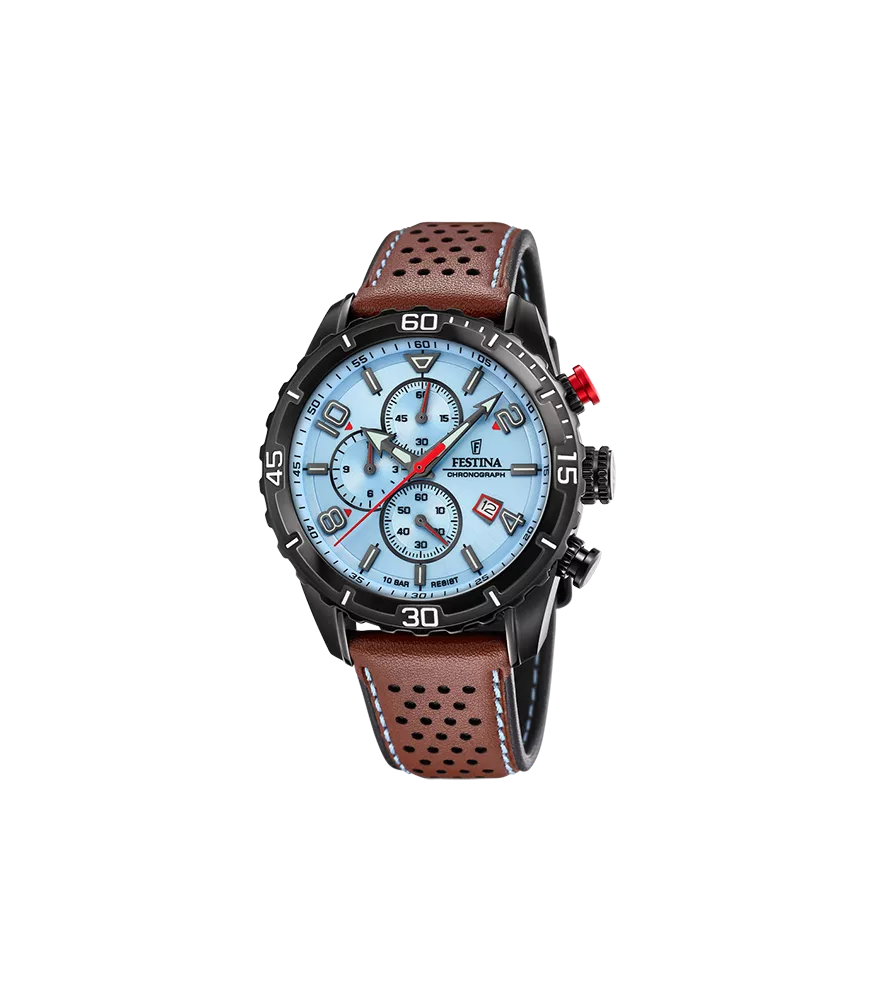 Reloj Festina cuarzo ,analógico, 3 agujas, calendario y cronó f20519/1