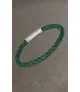 pulsera lotus hombre trenzado verde ls2141/2/6