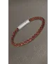 pulsera lotus hombre trenzado verde ls2141/2/3
