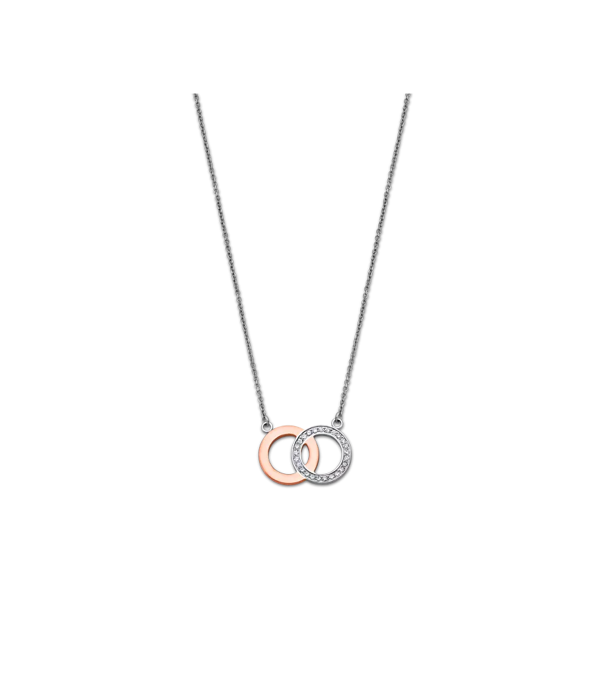 COLGANTE LOTUS STYLE MUJER AROS ENTRELAZADOS LS1913/1/2