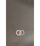 COLGANTE LOTUS STYLE MUJER AROS ENTRELAZADOS LS1913/1/2