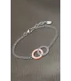 PULSERA LOTUS STYLE MUJER AROS ENTRELAZADOS LS1913/2/2