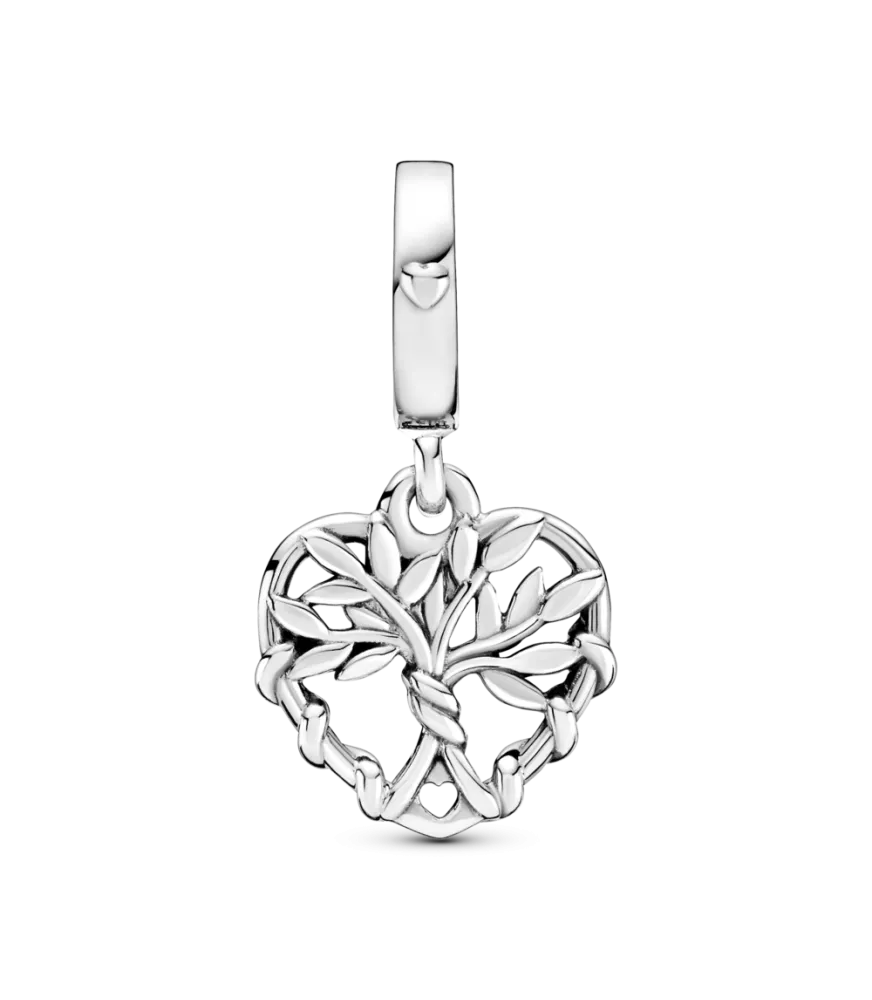 Charm colgante en plata de ley Corazón Árbol de la Vida  Ref: 799149C0