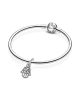 Charm colgante en plata de ley Hamsa Protectora. Ref: 799144C00