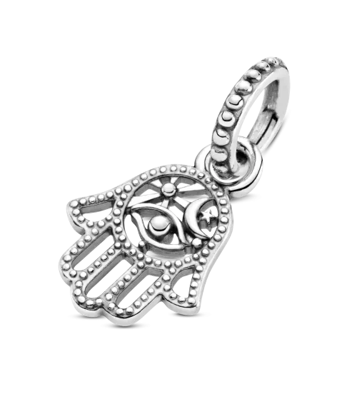 Charm colgante en plata de ley Hamsa Protectora. Ref: 799144C00