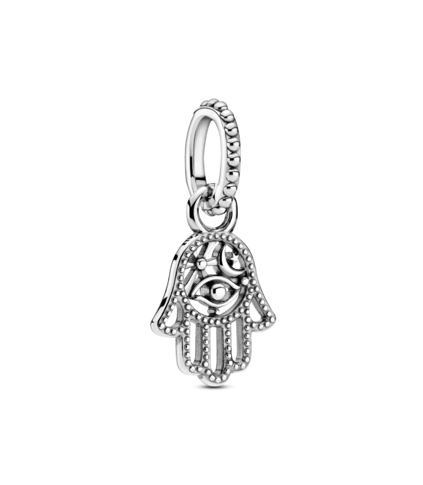 Charm colgante en plata de ley Hamsa Protectora. Ref: 799144C00