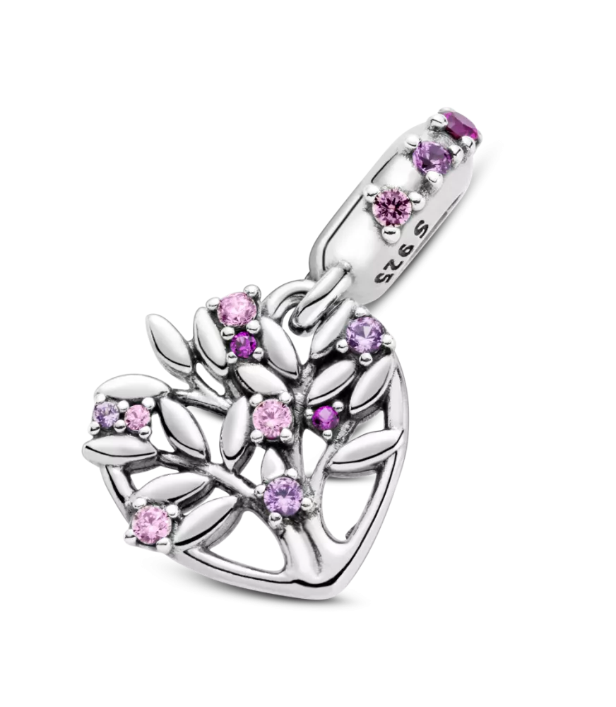 Charm en plata de ley Corazón Ahijada Ref: 799179C00