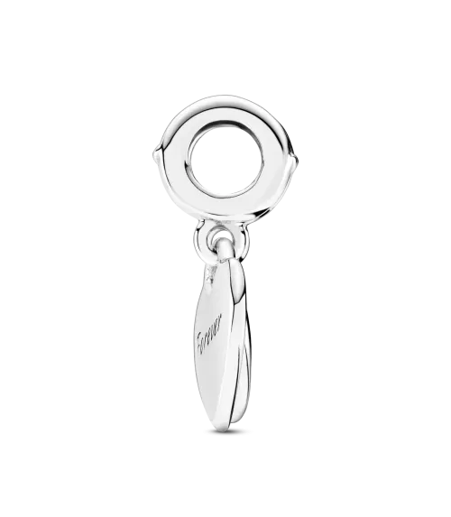 Charm colgante en plata de ley Corazón Doble  Ref: 799187C01